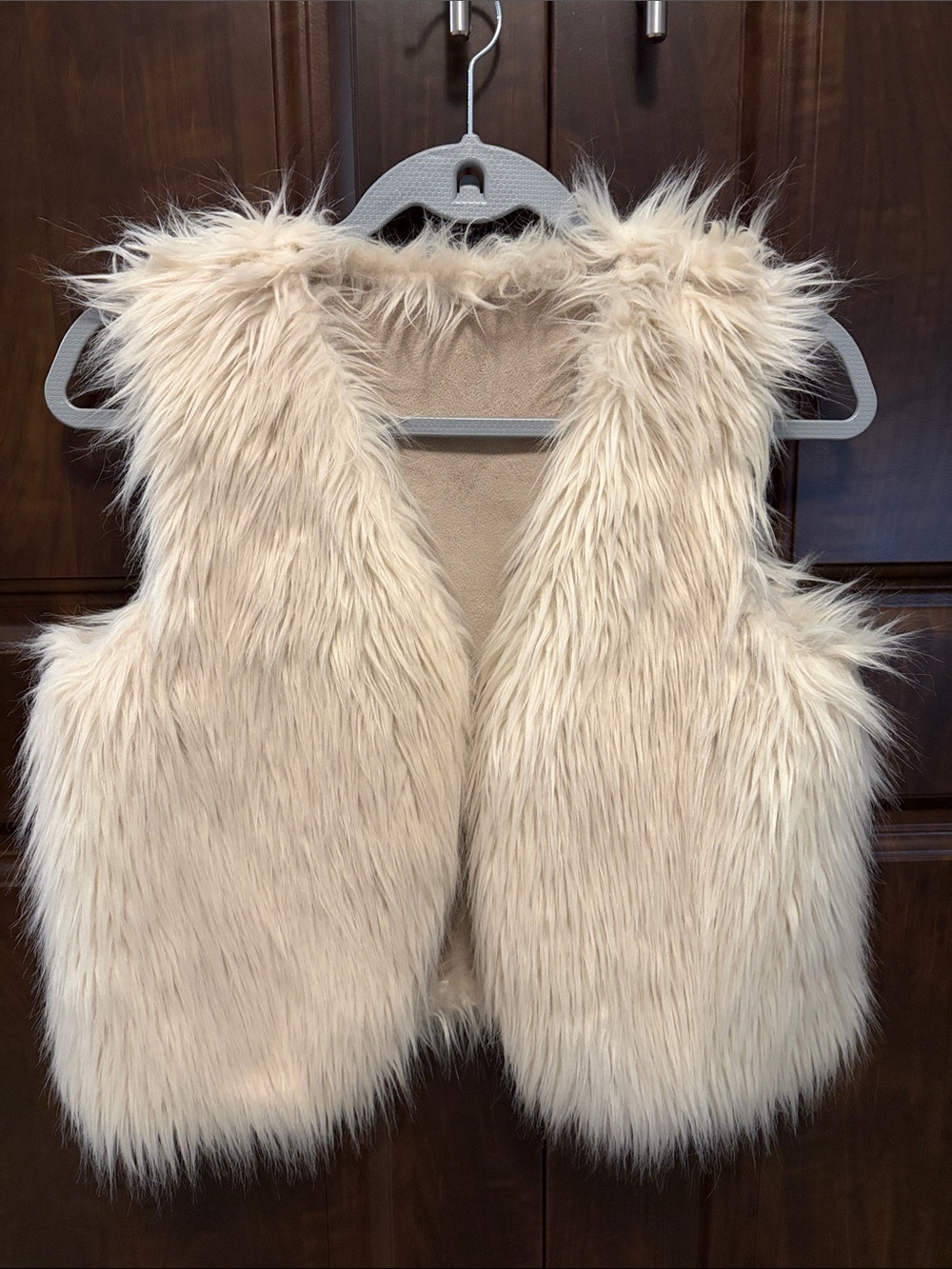Reversible Faux Fur Suede Vest